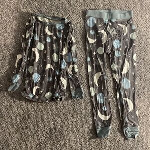 Little sleepies moon pajamas